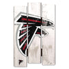 Atlanta Falcons Sign 11x17 Wood Fence Style White - WinCraft