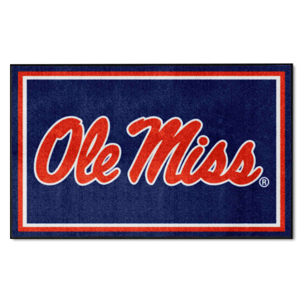 Fanmats - University of Mississippi (Ole Miss) 4x6 Rug 44''x71''