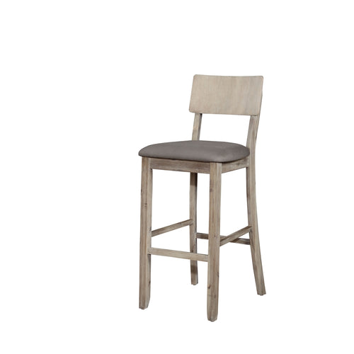 Jordan 30 In Gray Wash Bar Stool - Linon