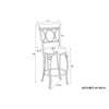 Circles Back Bar Stool 30 - Linon