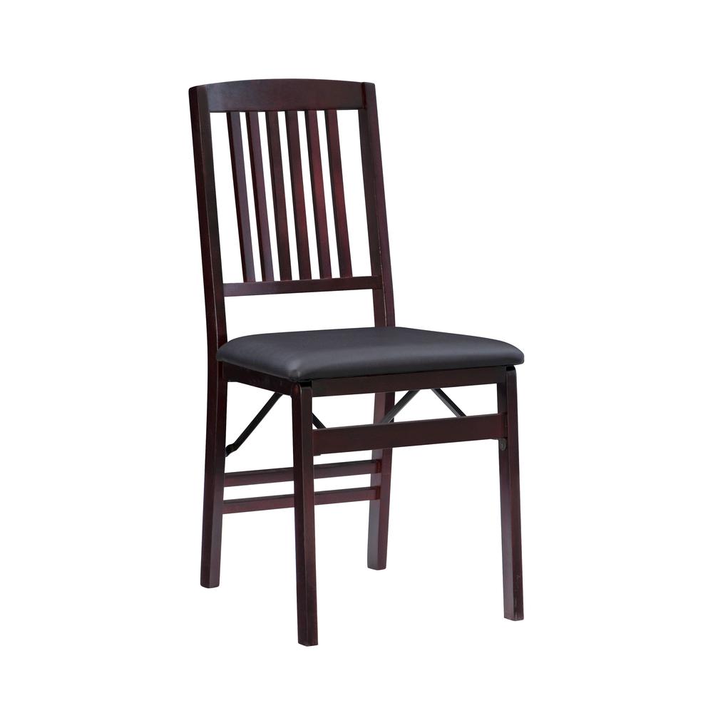 Triena 18 In Mission Back Folding Chair - Set Of Two - Linon