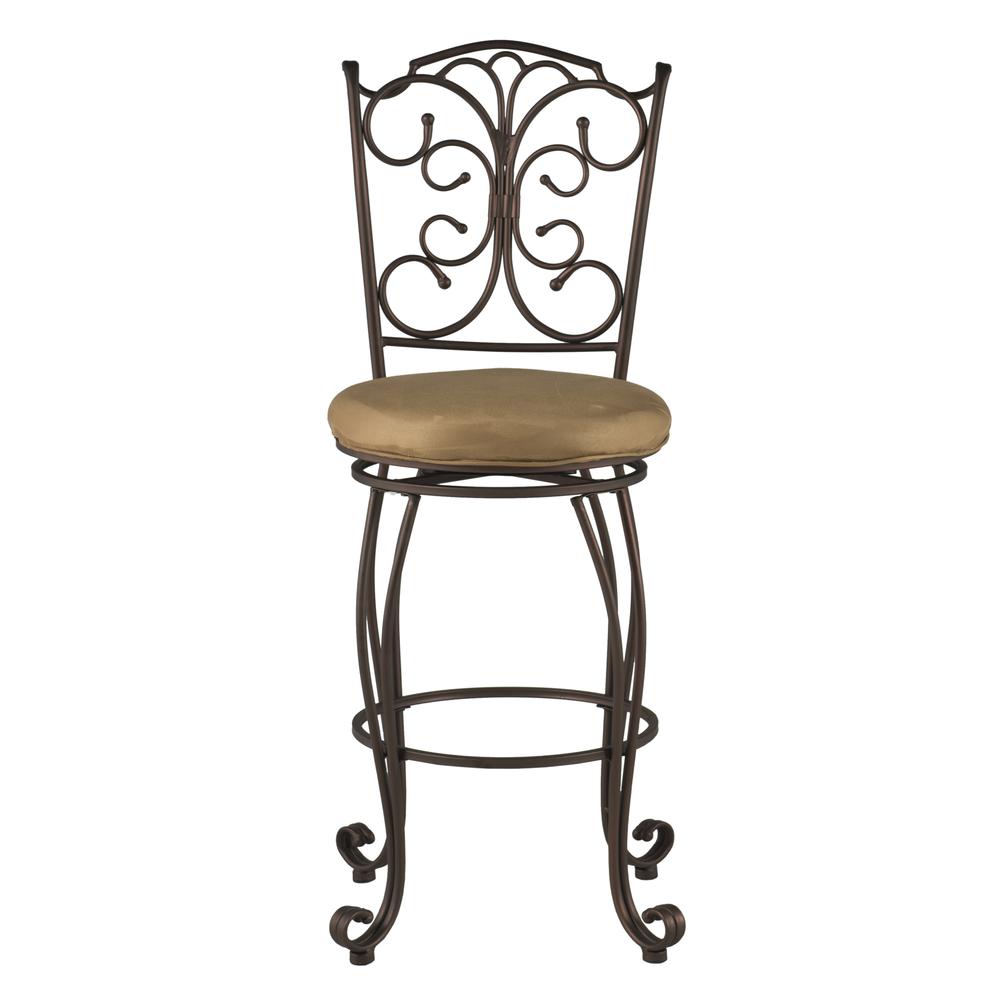 Gathered Back Bar Stool 30 - Linon