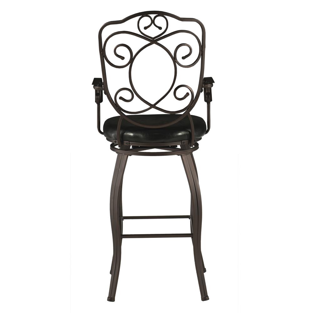 Crested Back Bar Stool 30 - Linon