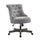 Sinclair Office Chair, Light Gray - Linon