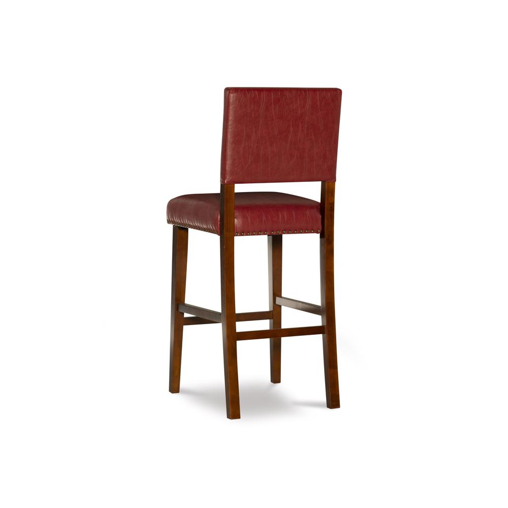 Brook Red Bar Stool - Linon