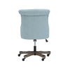 Sinclair Office Chair, Light Blue - Linon