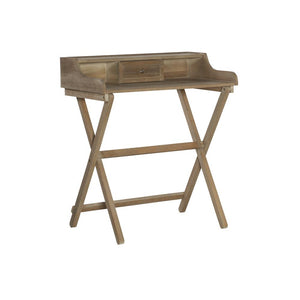 Coy Rustic Brown Folding Desk - Linon