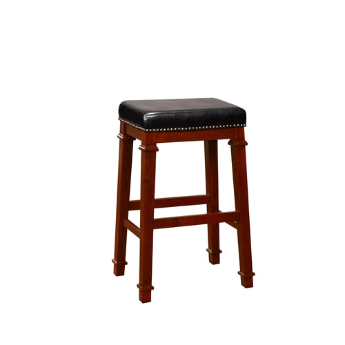 Kennedy Backless Pu Bar Stool - Linon