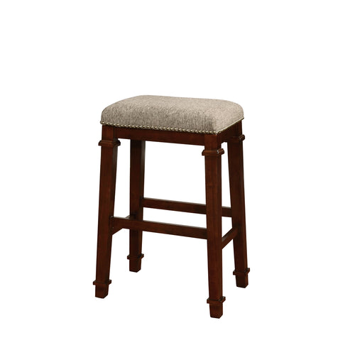 Kennedy Backless Tweed Bar Stool - Linon