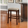 Kennedy Backless Tweed Bar Stool - Linon