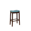 Claridge Blue Barstool - Linon