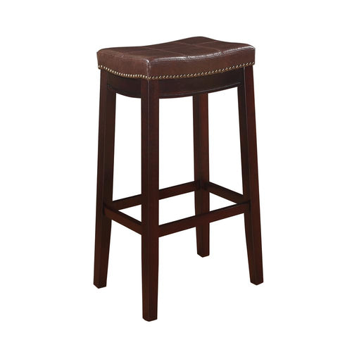Claridge Brown Barstool - Linon