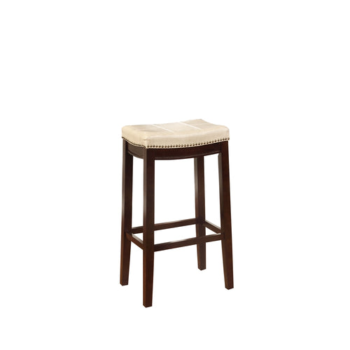 Claridge Beige Barstool - Linon