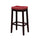 Claridge Red Barstool - Linon