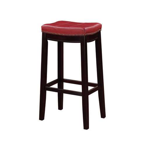 Claridge Red Barstool - Linon