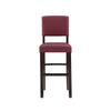 Monaco Bar Stool Dark Red - Linon