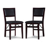 Kiera 18 In Pad Back Folding Chair - Set Of Two - Linon