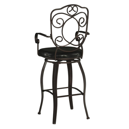 Crested Back Bar Stool 30 - Linon