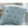 Sinclair Office Chair, Light Blue - Linon