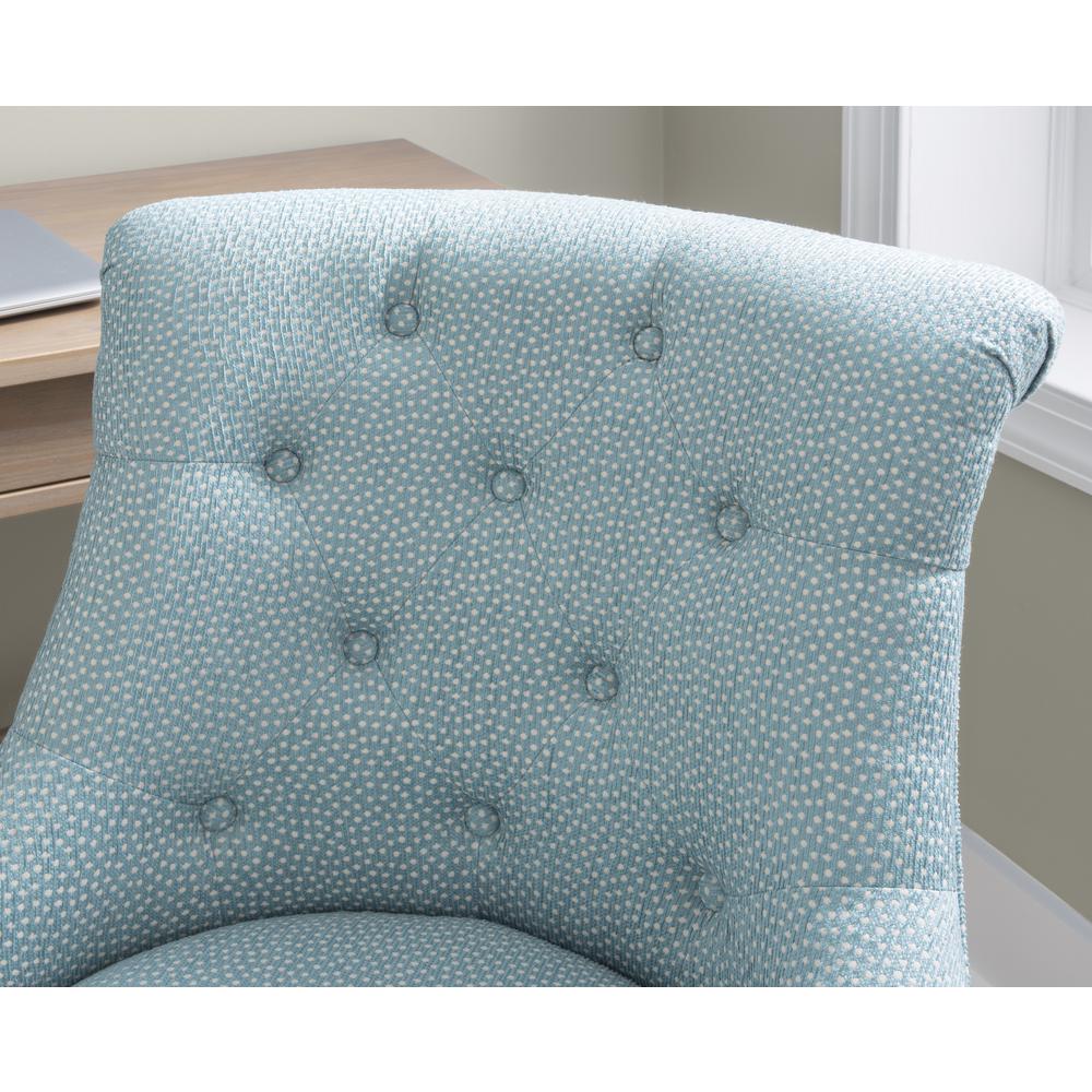 Sinclair Office Chair, Light Blue - Linon