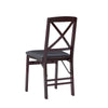 Triena 18 In X Back Folding Chair - Set Of Two - Linon