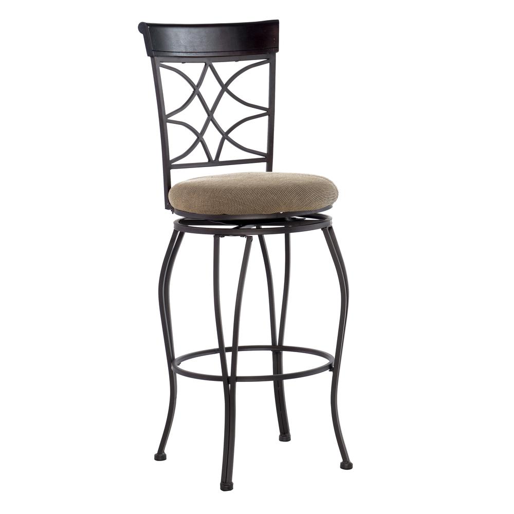 Curves Back Bar Stool 30 - Linon