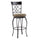 Curves Back Bar Stool 30 - Linon