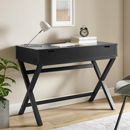 Peggy Lift Top Desk, Black - Linon