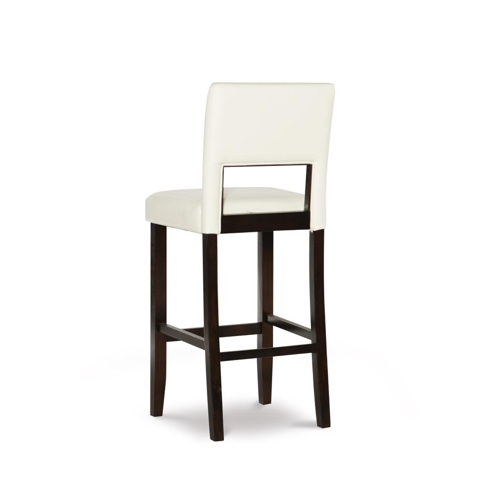 Vega Bar Stool White 30 - Linon