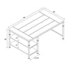 Austin Two Shelf Desk - Linon