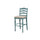 Marino 30 In Antique Blue Bar Stool - Linon