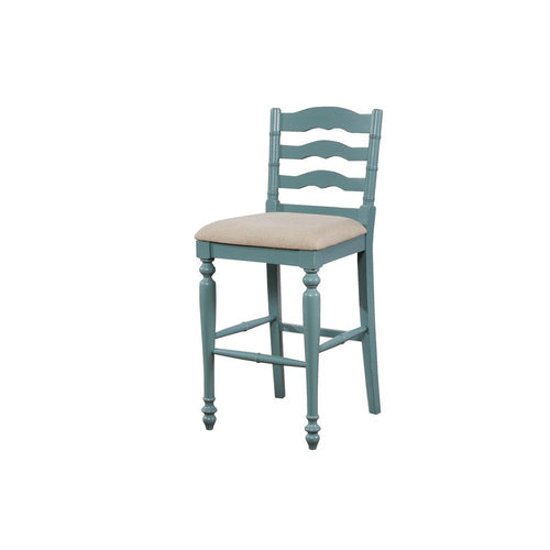 Marino 30 In Antique Blue Bar Stool - Linon