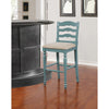 Marino 30 In Antique Blue Bar Stool - Linon