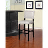 Brook Dove Gray Bar Stool - Linon