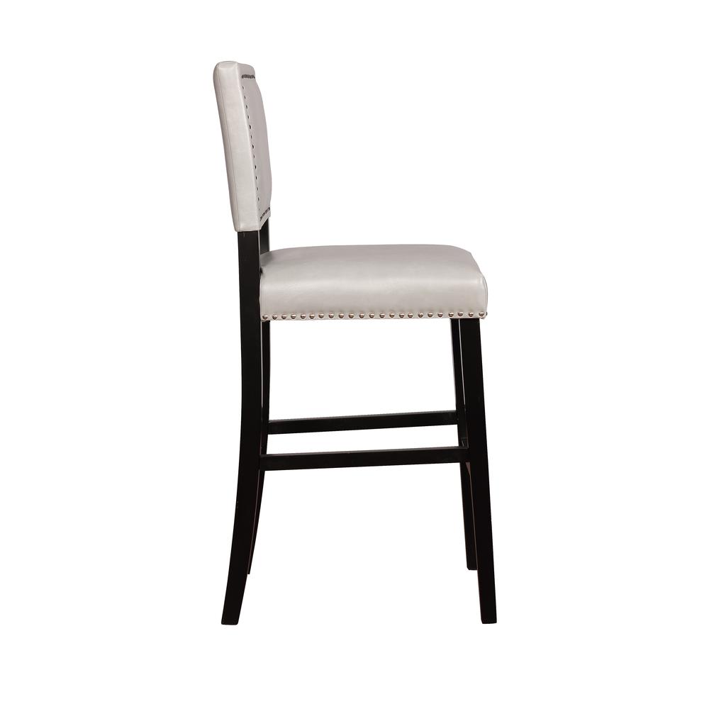 Brook Dove Gray Bar Stool - Linon