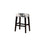 Walt Black Cow Print Bar Stool - Linon