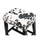Walt Black Cow Print Bar Stool - Linon