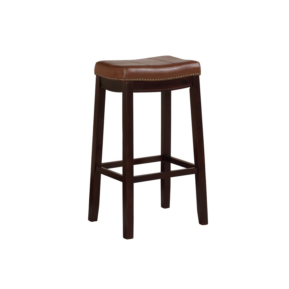 Claridge Cognac Bar Stool - Linon