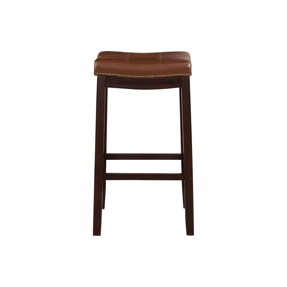 Claridge Cognac Bar Stool - Linon
