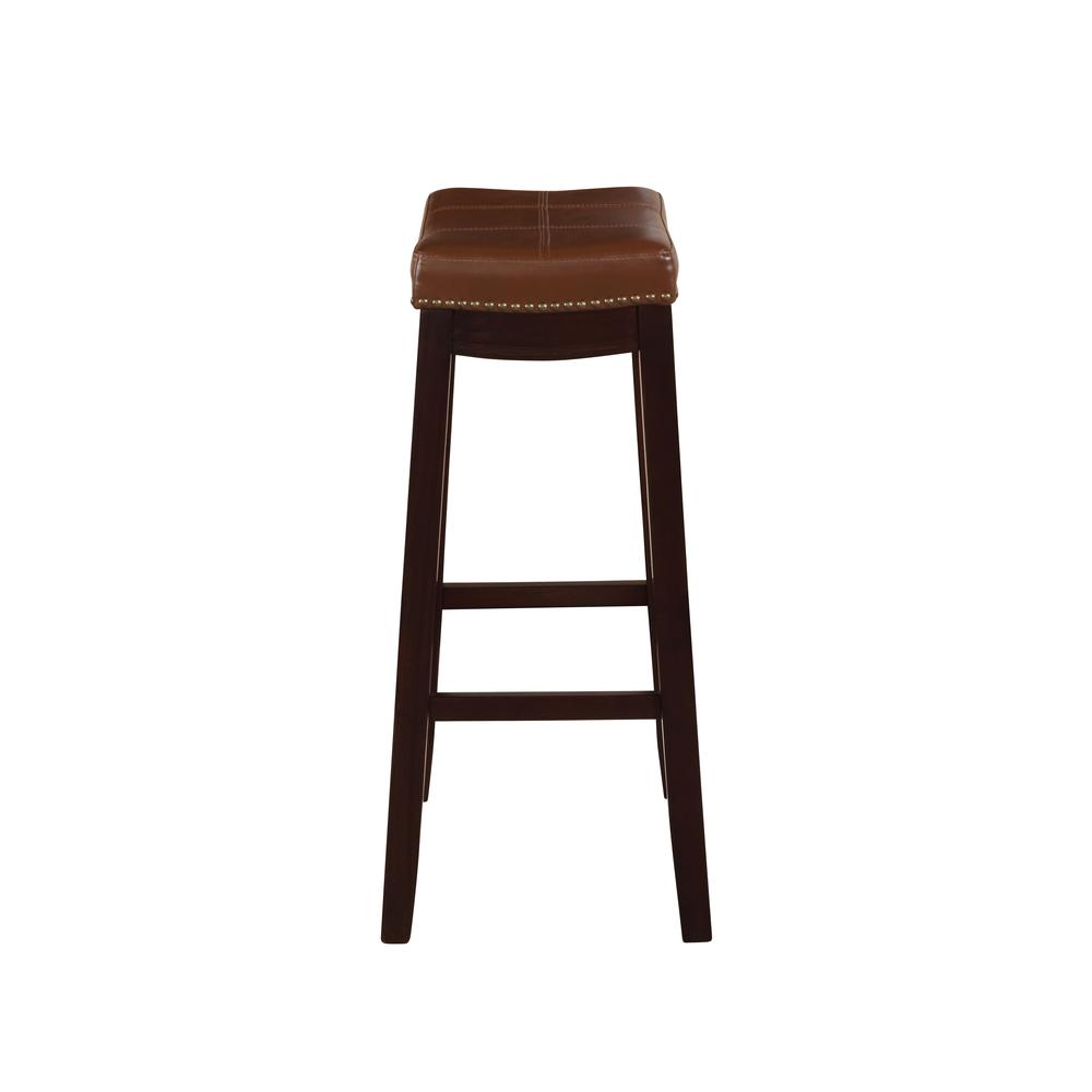 Claridge Cognac Bar Stool - Linon