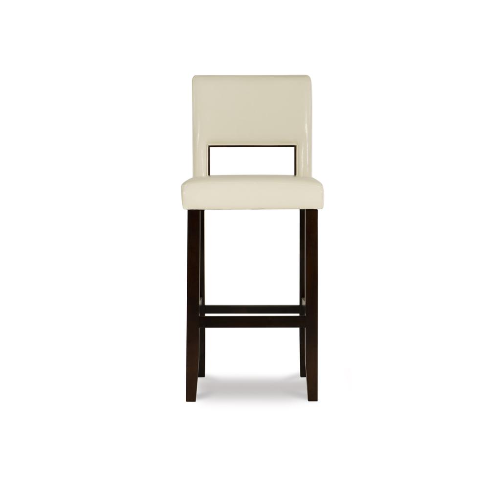 Vega Bar Stool White 30 - Linon
