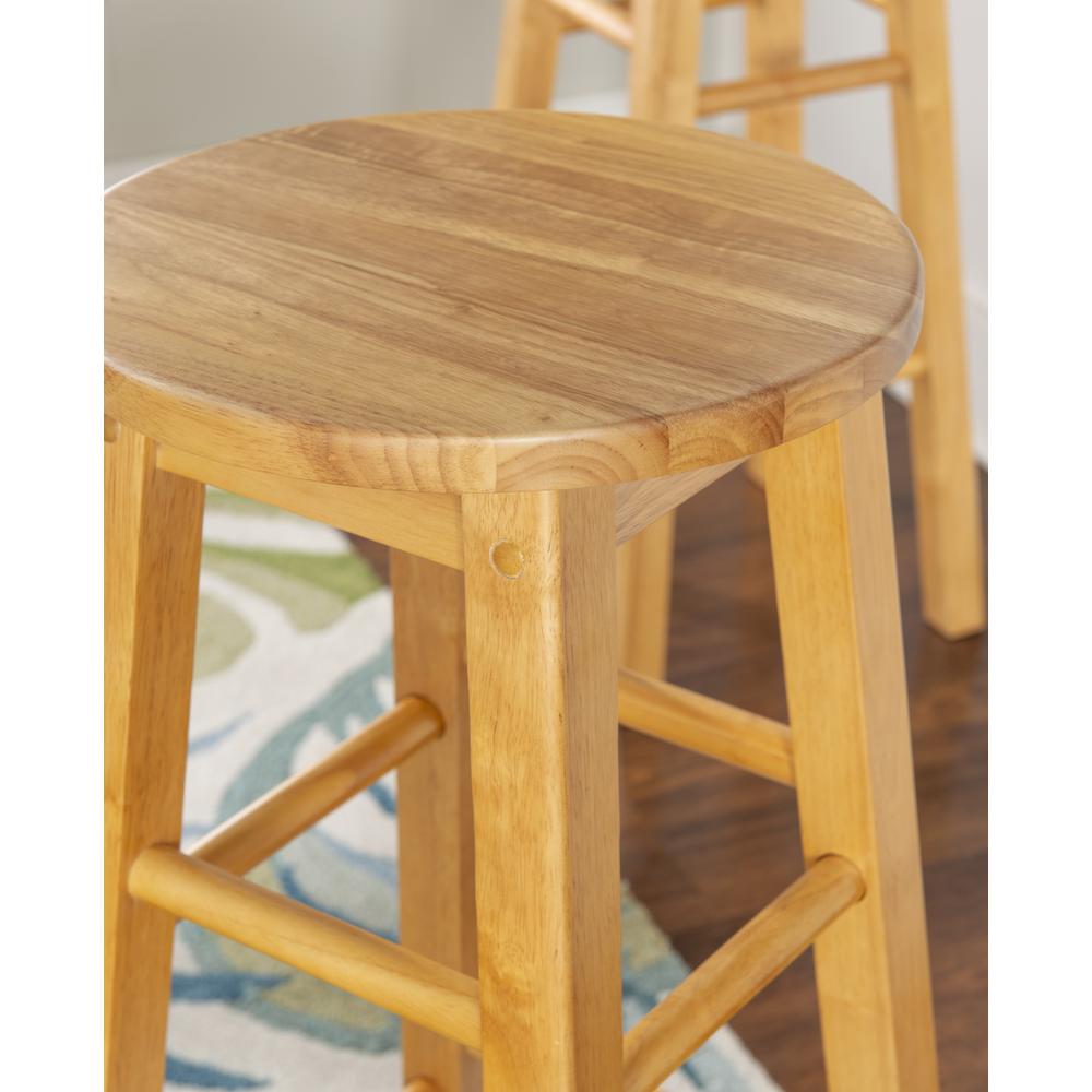 29 Inches Barstool With Round Seat - Linon