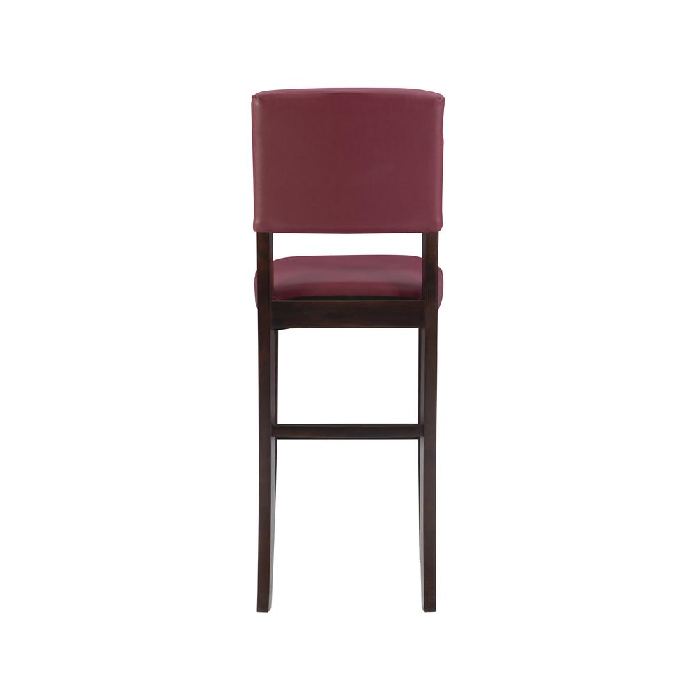 Monaco Bar Stool Dark Red - Linon