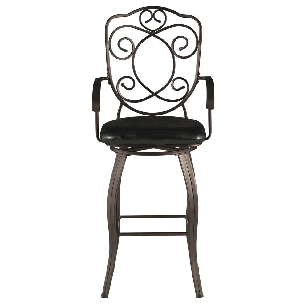 Crested Back Bar Stool 30 - Linon