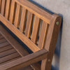 Catalan Bench - Acorn Finish - Linon