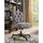 Kelsey Office Chair, Gray - Linon