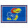 Fanmats - University of Kansas 5x8 Rug 59.5''x88''