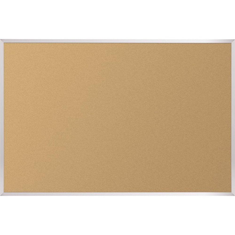 Natural Add - Cork Tackboard - Aluminum Trim - 4 X 5 - Best-Rite
