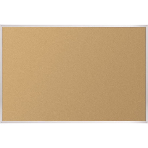 Natural Add - Cork Tackboard - Aluminum Trim - 4 X 5 - Best-Rite