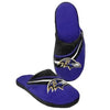 Baltimore Ravens Slipper - Big Logo Stripe - (1 Pair) - L -